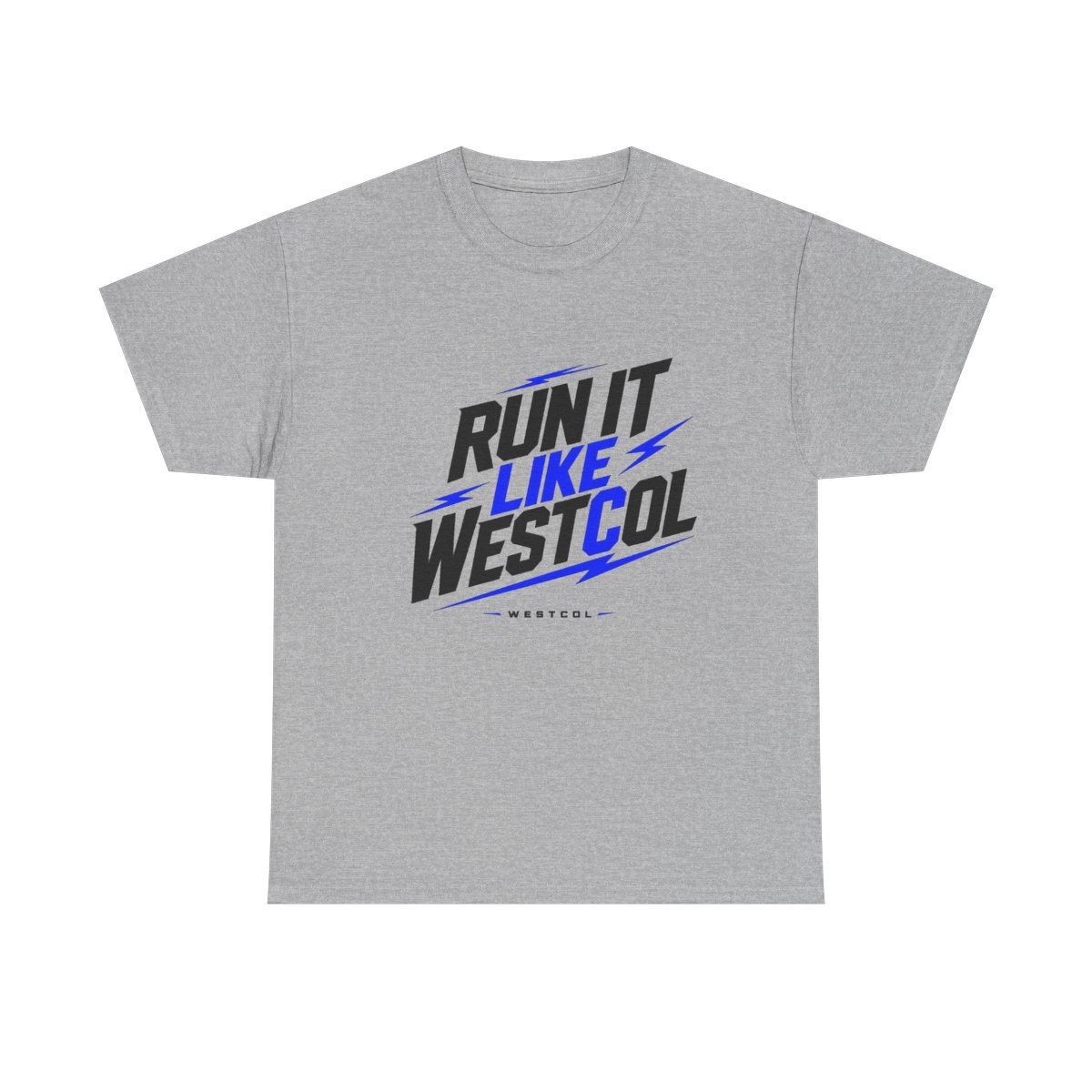 WestCol "Run It Like Westcol" Unisex Tee - alternate angle 2, merchandise