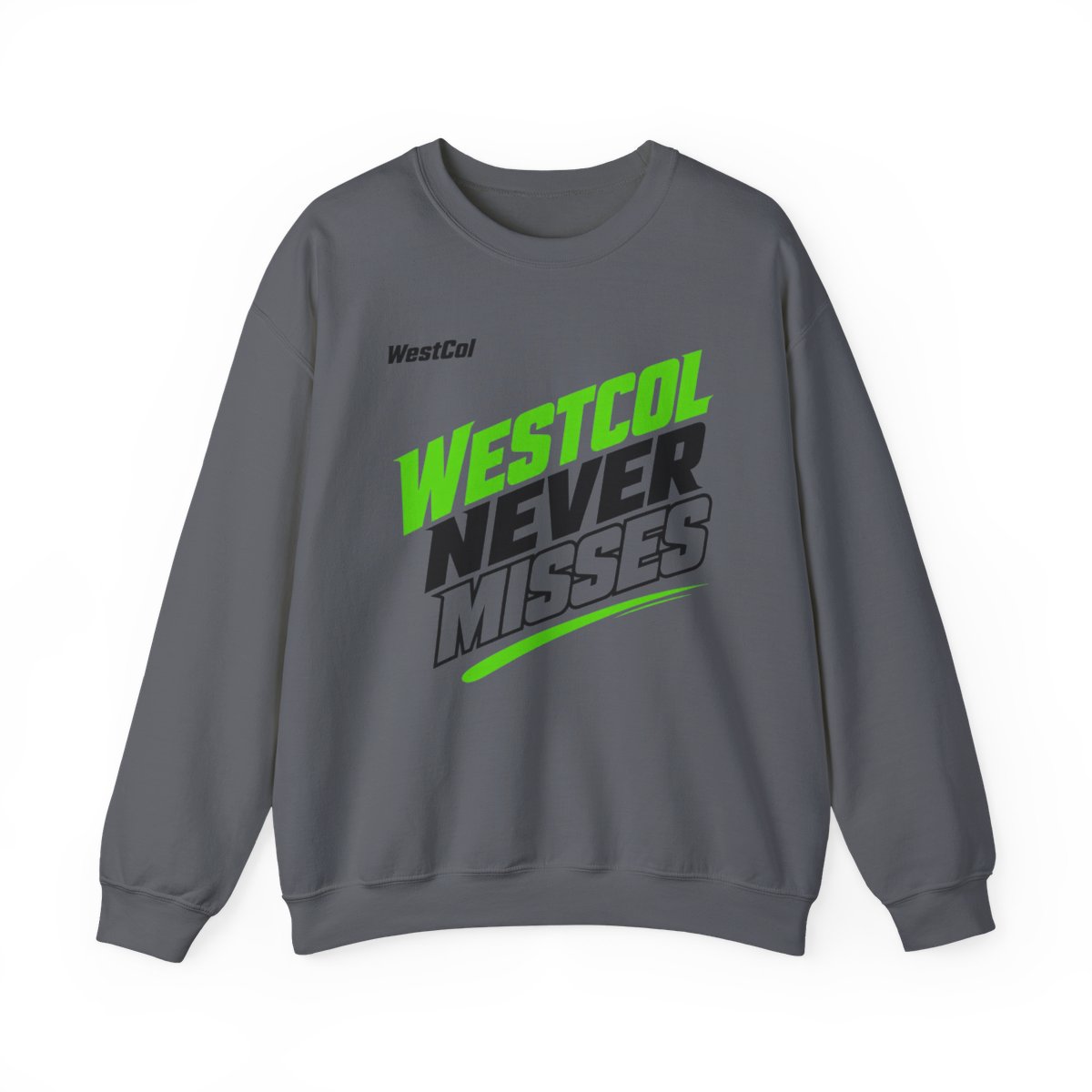 WestCol "Westcol Never Misses" Crewneck