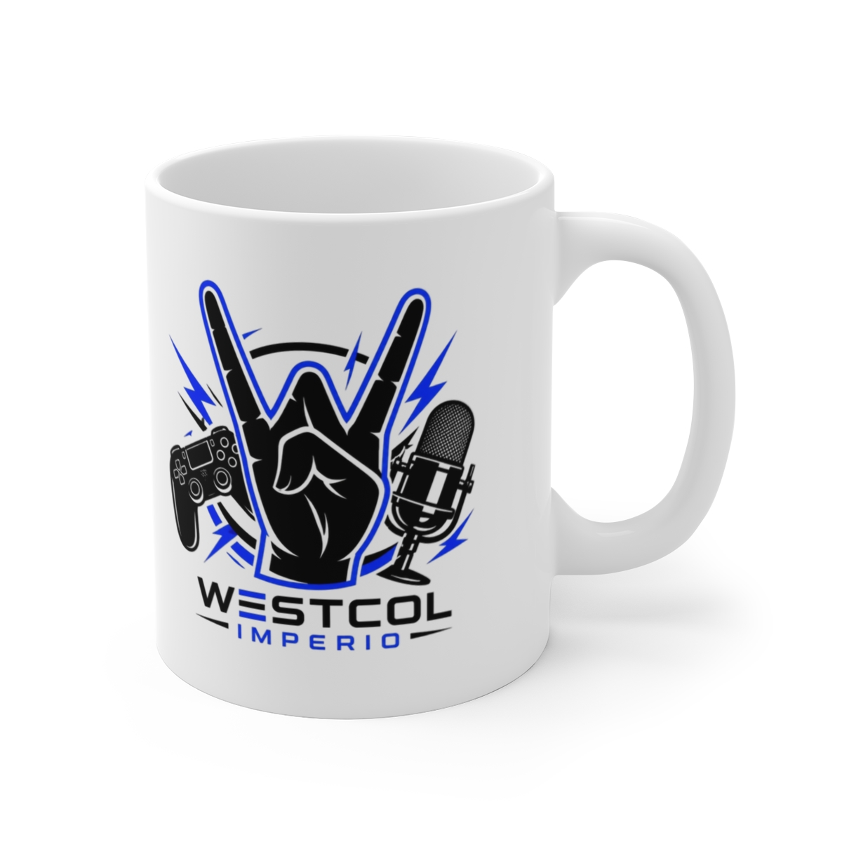 WestCol "Imperio W" White Mug