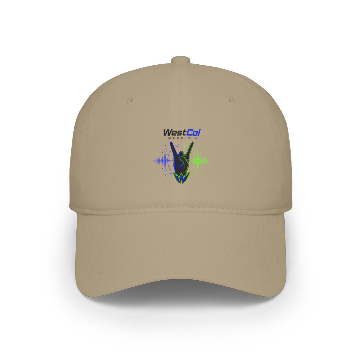 WestCol " hand gesture at the center, reminiscent of the " Hat - alternate angle 2, merchandise